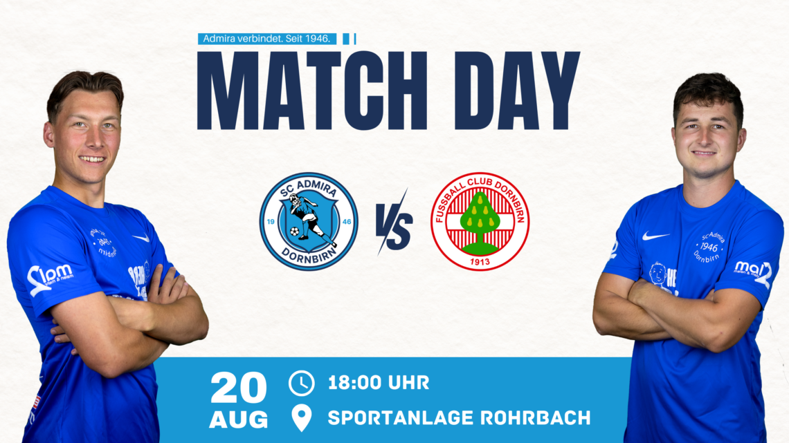Stadtderby in Forach: Admira will Titelverteidiger FC Dornbirn ärgern